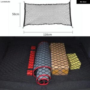 トランク キャリア 収納 メッシュネットナイロン伸縮メッシュネットバッグフック付き トヨタ RAV4 RAV-4 2018-2025アクセサリー