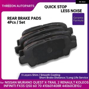 セラミック リアブレーキ パッド 日産 MURANO QUEST X-TRAIL 2 INFINITI FX35 Q50 60 70 RENAULT KOLEOS 410601408R 44060CB10J