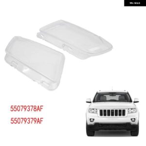 左フロント ヘッドライト ヘッドライト レンズ カバー ジープ グランド チェロキー 2011-2013 ランプシェルマスク 55079379AF