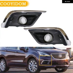 フロント バンパー フォグランプ カバー DRL グリル フォグランプ フレーム シェル トリム キャップ プレート ガーニッシュ フード ビュイック エンビジョン