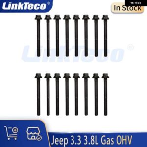 エンジン パーツ シリンダー ヘッドボルトキット 3.8 3.3 L V6 ガス ジープ ダッジ キャラバン グランドキャラバン クライスラー プリマス 3.3L 3.8L 99-11