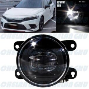 ホンダ 11代目 FE1 シビック 2022 2023 カーアクセサリー 左側 LED DRL デイタイム ランニングライト フロント バンパー フォグランプ