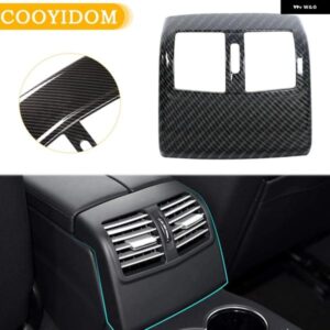 カーボン リア エアコン 吹き出し口カバー メルセデス ベンツ W212 E クラス 2012 - 15 トリム ステッカー アクセサリー