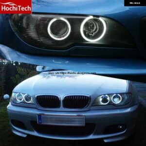 デイライト DRL CCFL エンジェルデーモンアイキット ウォームホワイトリング BMW E46 コンバーチブル フェイスリフト キセノン 付き