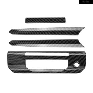 フォード レンジャー 2023 車用 リアテールゲート ハンドルカバー トリム トランク 装飾 ステッカー アクセサリー - ABS カーボン