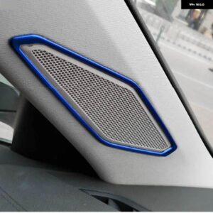 Aピラー サウンドホーンカバー サウンド フレーム 装飾 トリム フロントドアホーン フレーム VWジェッタMK7 2021 2019 - 21