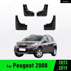 プジョー 2008 2013 - 19 フェンダー マッドガード ガード スプラッシュ カーアクセサリー
