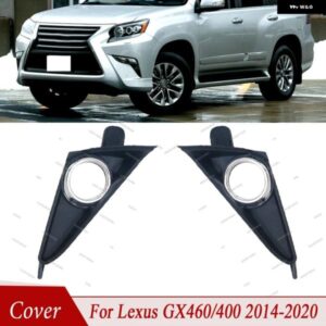 フロントロア バンパー グリル フォグランプ カバー カー スタイリング レクサスGX460 / 400 2014 - 16-2020 フォグランプ フレーム グリル