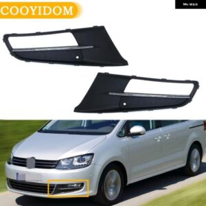 フロント バンパー フォグランプ ランプ クローム グリル VW シャラン 2012 - 15-2019 7N0853665 7N0853666 フォグランプ ホルダー グリル パーツ