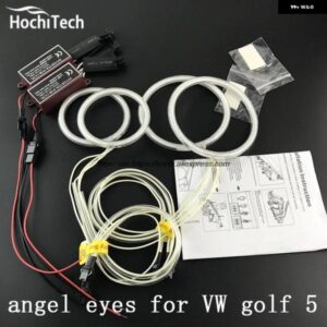 エンジェルアイキット 超高輝度 ヘッドライト ライト CCFL エンジェルアイ VW フォルクスワーゲン ゴルフ 5 MK5 2003-2009