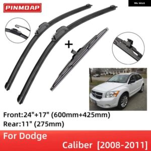 ダッジ キャリバー 2008-2011 フロント リア ワイパー ブレード ブラシ カッター アクセサリー Jフック 2008 - 11