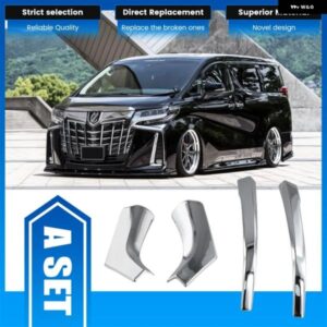 車用バックミラー トリム スパンコール バックミラー デコレーションストリップカバー トヨタ アルファード ヴェルファイア 30系 2016-2019