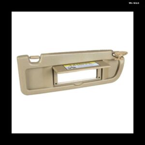 右側 ノーライトサンバイザー シールド サンバイザー ブロックシェード 2006-2008 ベージュ