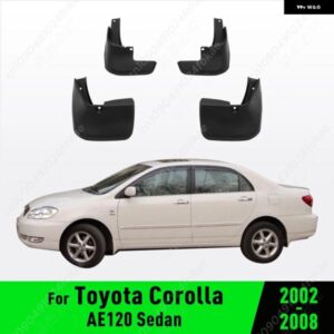 フェンダー トヨタ カローラ 120 アルティス 2002-2008 セダン 2003 - 07 マッドガード ガード スプラッシュ フラップ マッドガード