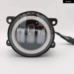 1PCS 汎用 LED フォグランプ 12V 3.5インチラウンドLEDワーク ライトバー スポットポッドドライビングハロー フォグランプ オフロードカー フォグランプ