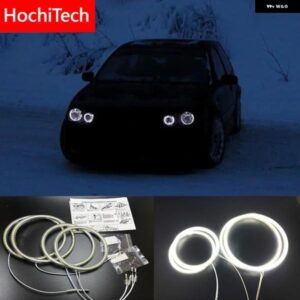 フォルクスワーゲン VW ゴルフ 4 1998-2004 超高輝度 SMD ホワイト LED エンジェルアイ 12V リングキット デイタイム ランニングライト DRL