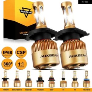 2個 アップグレード CSPチップ72W 8000LM車用LED ヘッドライト バルブ フォグランプ H4 H13 H1 H7 H11 9005 9006 9007 ヘッドランプ バルブ