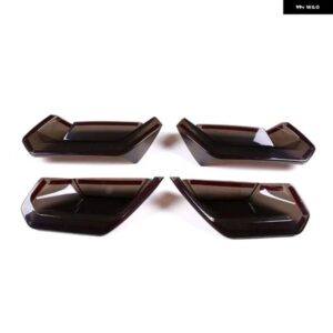 シボレー コルベット C7 2014-2019 車用 リア テールライト カバー リア フォグランプ カバー トリム ステッカー アクセサリー - スモークブラック