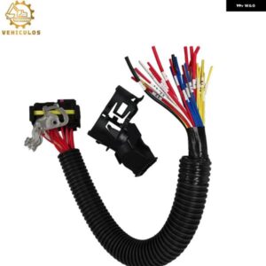 1個 48V 16ピン EDC7 コモンレールコネクタPC ボード ECUソケット 自動車用 インジェクター モジュール プラグ ワイヤー ハーネス 付き BOSCH