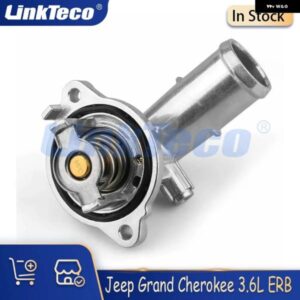 エンジン パーツ アルミサーモスタット ハウジング 3.6L ガス V6 DOHC ジープ グランド チェロキー ラングラー ダッジ デュランゴ 3.6L ERB 2010-2022