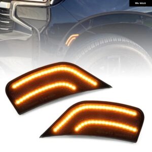 GMC ユーコン シボレー タホ サバーバン キャデラック エスカレード スモークレンズ LED サイドマーカーランプ アンバー フロントサイドフェンダー リフレク