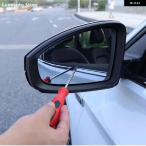 VW ジェッタ MK7 2019 - 21 車用リアミラー フィルム 曇り止めウィンドウ クリア 防雨フィルムカバー