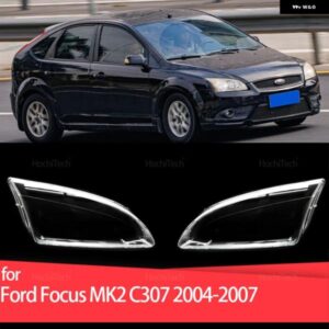 フォード フォーカス MK2 C307 2004-2007 車用フロント ヘッドライト レンズ カバー オート ヘッドランプ ランプカバー ク リアランプ シェード