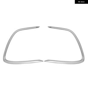 2021年式クロームフロント フォグランプ ランプカバー トリム バンパー モールディングガーニッシュアイブロウ