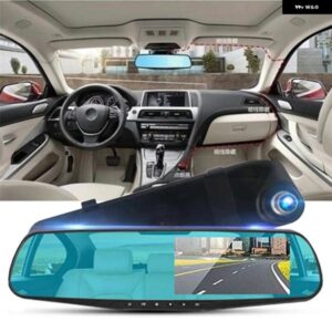 4.3インチ車DVRバックミラー 運転ビデオレコーダーデュアルレンズ ダッシュ カメラ 1080P IPSフロント リア カメラ ダッシュ