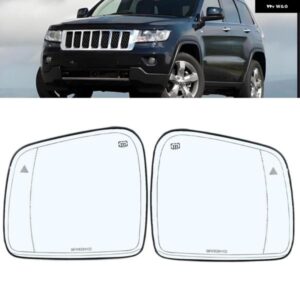 車用バックミラー レンズ ジープ グランド チェロキー 2011-2021 アクセサリー 反射 死角防止 68082635AB 68082638AB