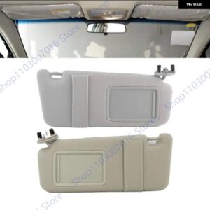 グレーベージュサンバイザー ライトなし トヨタ カムリ 2007-2011 運転席側 助手席側 サンシェード カバー 74310-06750-E0 74320-06780-B0