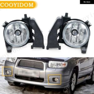 フロント バンパー フォグランプ スバル フォレスター SG 2006 2007 2008 ガラスレンズ フォグランプ ドライビングライト 付き 84501SA180 84501SA190