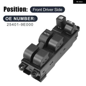 ウィンドウスイッチ 2000-04 日産 フロンティア エクステラ アルティマ セントラ フロント 左 DS1407 25401-9E000 254019E000