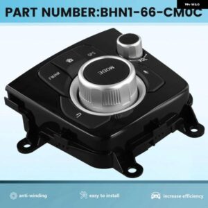 車用 コンソール コントロール スイッチ ナビゲーション表面 フレーム コンソール コントローラ ー ボタン マツダ 3 アクセラ 2014-2019 BHN1-66-CM0C