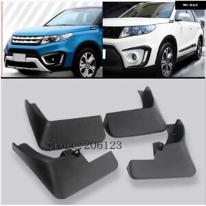 スズキ ビターラ2016 2017 2018 2020 4ピースカバー スタイリング プラスチック フェンダーソフト マッドガード フラップ スプラッシュ マッドガード