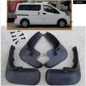カー スタイリング ソフト プラスチック マッド フラップ スプラッシュガード 日産 NV200 2010-2016 4個
