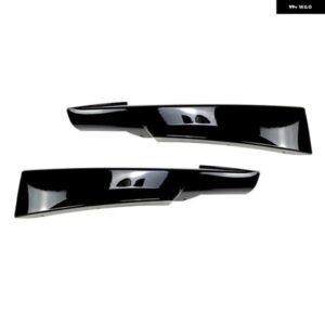 フロント バンパー サイドスプリッターカバー BMW 3シリーズ E90 320I 330I M-TECH 2009-2012 フォグランプ エアベント インテーク スポイラー リップ