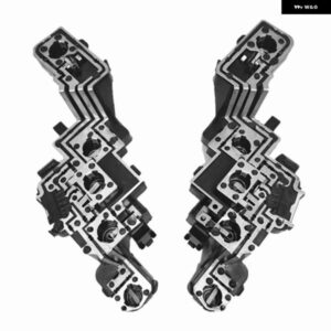 2個 オートリア 左右テールランプ回路基板 プジョー 307 ハッチバック 2008-2013