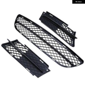 フロントロア バンパー グリル カバー と フォグライト ランプカバー BMW 3シリーズ E90 E91 2006-2008 51117134074 51117134081