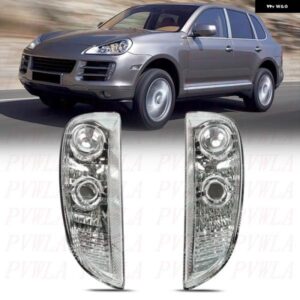 ポルシェ カイエン 2007 2008 2009 2010 カーアクセサリー フロント バンパー フォグランプ バルブ 無 95563118102 95563118202