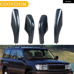 ブラックルーフラックカバー ルーフバー ルーフレールエンドシェル トヨタ ランドクルーザー 100 LC100 LX470 UZJ10 HDJ100 FZJ100 1998 1999-2007