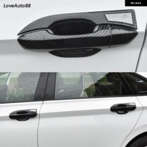 車用ABSクロームハンドル カバー ドアハンドル アウター ボウル トリム VWジェッタMK7 2021 2019 2020