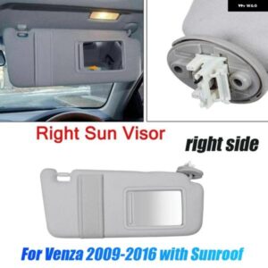 右 助手席側 サンバイザー ミラー 付き 74320-0T022-B1 トヨタ ヴェンザ 2009-2016 サンシェード サンカバー トリム 74320-0T021