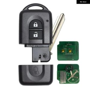 車用キーレスエントリーリモートキー 2 ボタン 43HZ ID46チップ付き 日産 X-TRAIL QASHQAI PATHFINDER 285E34X00A 285E3EB30A