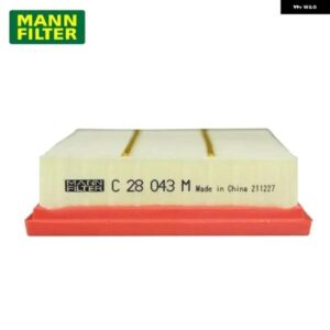 VW ゴルフ 7 ゴルフ 8 パサート B8 ポロ6 キャディ T-CROSS T-ROC タイゴ トゥーラン ティグアン 1.0 1.5 2018- MANN フィルター エア フィルター C28043 M