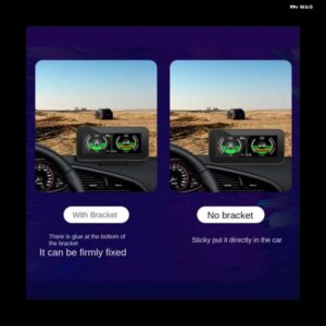 M50 オフロード GPS スマート傾斜計 車用デジタル ディスプレイ 傾斜ピッチ角 傾斜計 オートHUD インテリジェントスロープ