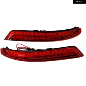 車用LEDリア バンパー リフレクター ライト ブレーキストップ 2個 日産 シルフィ 2009-2011 ウイング ロード 2006-2014 アルメーラ 2013-2015