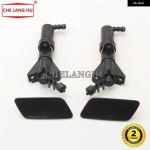 VW パサート CC 2008 - 12 カー スタイリング フロント ヘッドライト ウォッシャースプレーノズル シリンダー ジェットとウォッシャーカバー キャップ