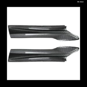 車用カーボンフロント バンパー リップアングル ディフューザー スプリッタースポイラー プロテクター 5シリーズF10 F11