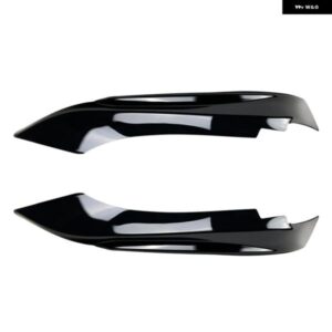 BMW 4シリーズ F32 F33 F36 M-TECH 2014-2020 フロント バンパー リップアングル ディフューザー スプリッター スポイラー プロテクター ブライトブラック